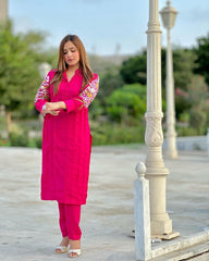 Hoor Embroidry 2Pc