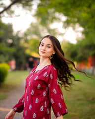 Elegant Print 2Pcs