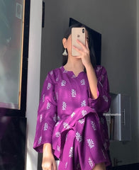 Elegant Print 2Pcs