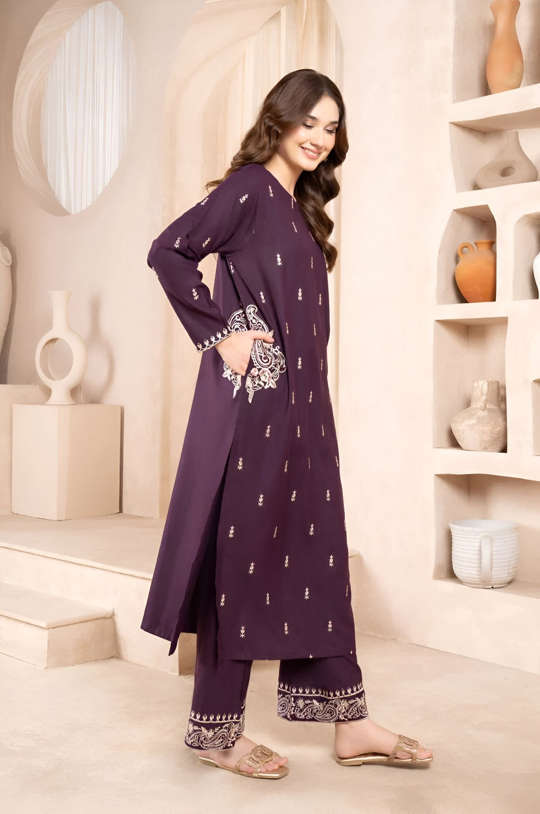 Ace Embroidered 2Pcs