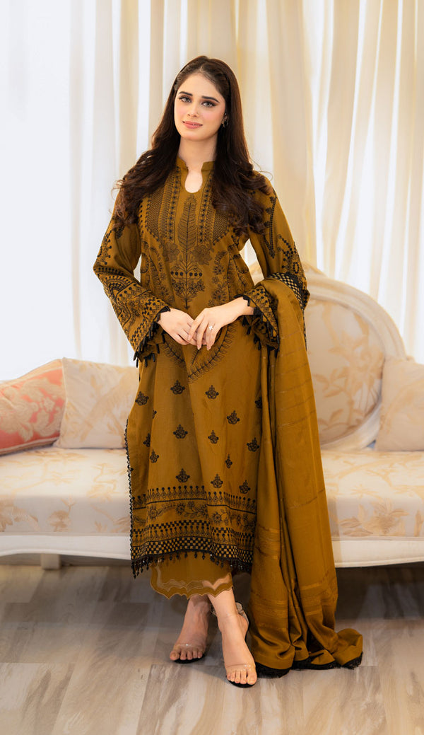 Zaitoon Embroidery 2Pcs